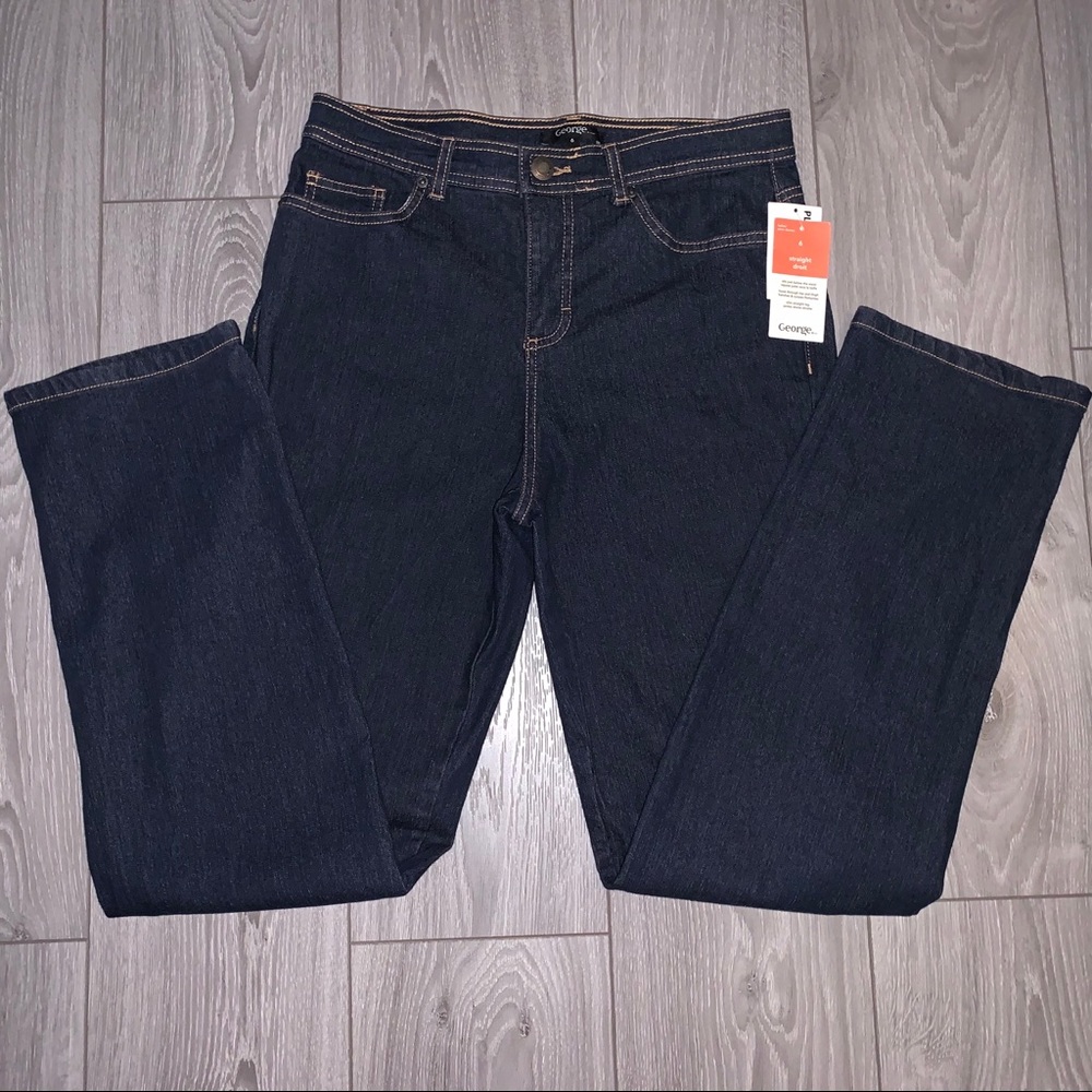 Ladies Straight Leg Denim Jeans NEW - Picture 2 of 7